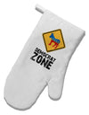 Democrat Zone White Printed Fabric Oven Mitt-Oven Mitt-TooLoud-White-Davson Sales