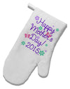 Happy Mother's Day (CURRENT YEAR) White Printed Fabric Oven Mitt by TooLoud-Oven Mitt-TooLoud-White-Davson Sales