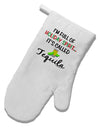 Holiday Spirit - Tequila White Printed Fabric Oven Mitt-Oven Mitt-TooLoud-White-Davson Sales