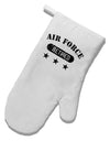 Retired Air Force White Printed Fabric Oven Mitt by TooLoud-Oven Mitt-TooLoud-White-Davson Sales