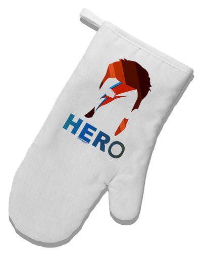 Hero of the Weirdos White Printed Fabric Oven Mitt by TooLoud-Oven Mitt-TooLoud-White-Davson Sales