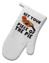 Get Your Piece White Printed Fabric Oven Mitt-Oven Mitt-TooLoud-White-Davson Sales