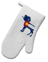 TooLoud Grunge Colorado Emblem Flag White Printed Fabric Oven Mitt-OvenMitts-TooLoud-Davson Sales