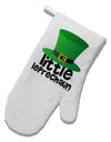 Little Leprechaun - St. Patrick's Day White Printed Fabric Oven Mitt by TooLoud-Oven Mitt-TooLoud-White-Davson Sales