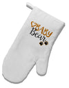 Baby Bear Paws White Printed Fabric Oven Mitt-Oven Mitt-TooLoud-White-Davson Sales