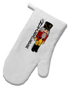 The Nutcracker with Text White Printed Fabric Oven Mitt by TooLoud-TooLoud-White-Davson Sales