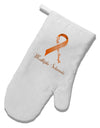 MS - Faith Hope Strength White Printed Fabric Oven Mitt-Oven Mitt-TooLoud-White-Davson Sales