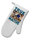 True Native American White Printed Fabric Oven Mitt-Oven Mitt-TooLoud-White-Davson Sales