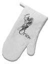 Orion Illustration White Printed Fabric Oven Mitt-Oven Mitt-TooLoud-White-Davson Sales