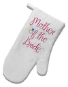 Mother of the Bride - Diamond - Color White Printed Fabric Oven Mitt-Oven Mitt-TooLoud-White-Davson Sales