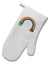 Pixel Pot of Gold White Printed Fabric Oven Mitt-Oven Mitt-TooLoud-White-Davson Sales