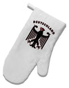 Bundeswehr Logo Deutschland White Printed Fabric Oven Mitt-Oven Mitt-TooLoud-White-Davson Sales