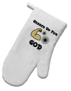 Geared Up For God White Printed Fabric Oven Mitt by TooLoud-Oven Mitt-TooLoud-White-Davson Sales
