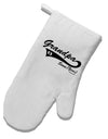 TooLoud Custom Grandpa Since YOUR YEAR White Printed Fabric Oven Mitt-OvenMitts-TooLoud-Davson Sales