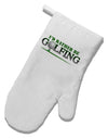 I'd Rather Be Golfing White Printed Fabric Oven Mitt-Oven Mitt-TooLoud-White-Davson Sales