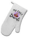 My First Diwali White Printed Fabric Oven Mitt by TooLoud-Oven Mitt-TooLoud-White-Davson Sales