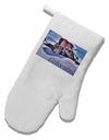 TooLoud Victor Mines Colorado Text White Printed Fabric Oven Mitt-Oven Mitt-TooLoud-White-Davson Sales