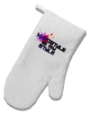 Hardstyle Is My Style White Printed Fabric Oven Mitt-Oven Mitt-TooLoud-White-Davson Sales