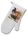 TooLoud Hocus Pocus Witches White Printed Fabric Oven Mitt-OvenMitts-TooLoud-Davson Sales