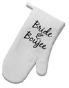 TooLoud Bride and Boujee White Printed Fabric Oven Mitt-OvenMitts-TooLoud-Davson Sales