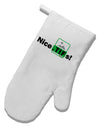 Nice Tifs White Printed Fabric Oven Mitt by TooLoud-Oven Mitt-TooLoud-White-Davson Sales