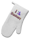 I Love Fantasy White Printed Fabric Oven Mitt-Oven Mitt-TooLoud-White-Davson Sales