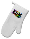 Paint EDM White Printed Fabric Oven Mitt-Oven Mitt-TooLoud-White-Davson Sales