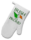 Irish and Proud White Printed Fabric Oven Mitt-Oven Mitt-TooLoud-White-Davson Sales