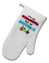 Birthday - Buy Me Drinks White Printed Fabric Oven Mitt-Oven Mitt-TooLoud-White-Davson Sales