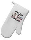 TooLoud Cup of Joe -Biden White Printed Fabric Oven Mitt-OvenMitts-TooLoud-Davson Sales