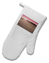 Victor Mines Pink Sunrise White Printed Fabric Oven Mitt-Oven Mitt-TooLoud-White-Davson Sales