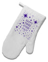 Happy Three Kings Day - Shining Stars White Printed Fabric Oven Mitt by TooLoud-Oven Mitt-TooLoud-White-Davson Sales