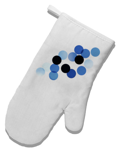 Inverted Bokeh White Printed Fabric Oven Mitt by TooLoud-TooLoud-White-Davson Sales