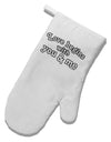 Love Begins With You and Me White Printed Fabric Oven Mitt by TooLoud-Oven Mitt-TooLoud-White-Davson Sales