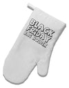 Black Friday Bag Holder White Printed Fabric Oven Mitt-Oven Mitt-TooLoud-White-Davson Sales