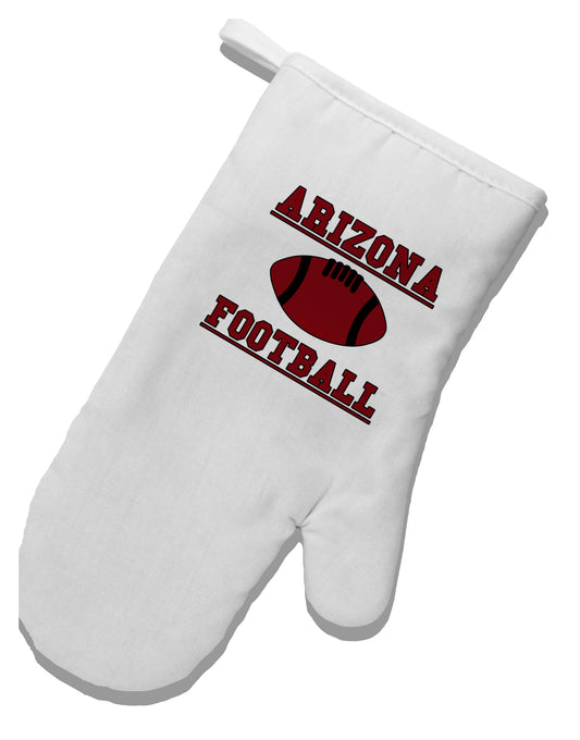 Arizona Football White Printed Fabric Oven Mitt by TooLoud-Oven Mitt-TooLoud-White-Davson Sales