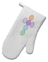 Easter Egg Cross Faux Applique White Printed Fabric Oven Mitt-Oven Mitt-TooLoud-White-Davson Sales