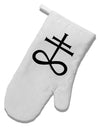 Sulphur Cross White Printed Fabric Oven Mitt-Oven Mitt-TooLoud-White-Davson Sales