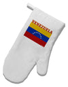 Venezuela Flag White Printed Fabric Oven Mitt-Oven Mitt-TooLoud-White-Davson Sales