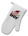 All I Want is Her Matching His & Hers White Printed Fabric Oven Mitt-Oven Mitt-TooLoud-White-Davson Sales