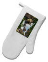 TooLoud Waterfall Watercolor White Printed Fabric Oven Mitt-Oven Mitt-TooLoud-White-Davson Sales