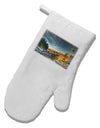 Castlewood Canyon Old Photo White Printed Fabric Oven Mitt-Oven Mitt-TooLoud-White-Davson Sales