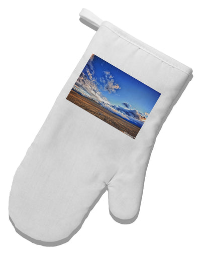 Garden of the Gods Colorado White Printed Fabric Oven Mitt-Oven Mitt-TooLoud-White-Davson Sales