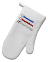 Free Thinker Checklist White Printed Fabric Oven Mitt-Oven Mitt-TooLoud-White-Davson Sales