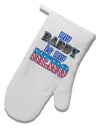 My Daddy is My Hero - Armed Forces - Blue White Printed Fabric Oven Mitt by TooLoud-Oven Mitt-TooLoud-White-Davson Sales