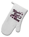 World's Best Dog Mom White Printed Fabric Oven Mitt by TooLoud-Oven Mitt-TooLoud-White-Davson Sales