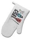 It's LeviOsa not LeviosAHH White Printed Fabric Oven Mitt-Oven Mitt-TooLoud-White-Davson Sales