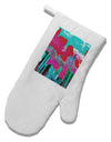 Chicago Abstract 2 Watercolor White Printed Fabric Oven Mitt-Oven Mitt-TooLoud-White-Davson Sales