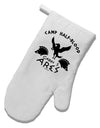 Camp Half Blood Cabin 5 Ares White Printed Fabric Oven Mitt by TooLoud-Oven Mitt-TooLoud-White-Davson Sales