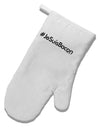 Hashtag JeSuisBacon White Printed Fabric Oven Mitt-Oven Mitt-TooLoud-White-Davson Sales